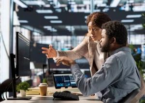 Entraide entre deux collaborateurs